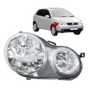 Farol Vw Polo 2003 2004 2005 2006 Cromado Dianteiro Novo L.d Direito