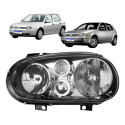Farol Volkswagen Golf 2001 2002 A 2007 Sem Auxiliar Novo Le