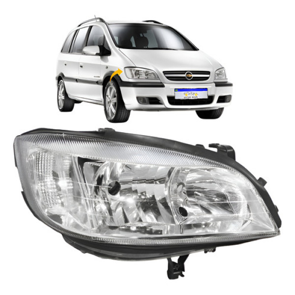 Farol Chevrolet Zafira 2001 2002 2003 2004 2005 06 A 2012 Ld Direito