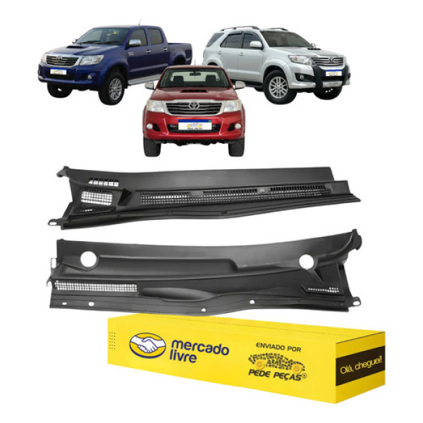 Kit Grade Churrasqueira Hilux Sw4 2005 06 07 08 09 10 A 2015 Preto