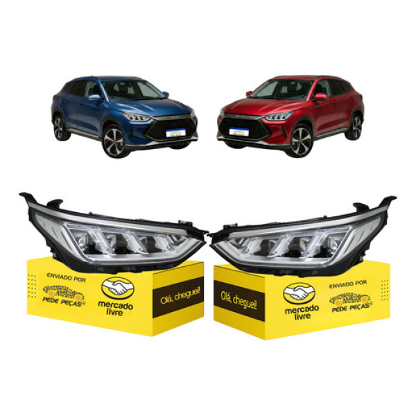 Par Farol Byd Song Plus 2023 2024 2025 Full Led Ambos Lados