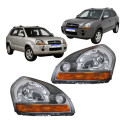 Farol Hyundai Tucson 2009 2010 A 2017 M/cinza Pisca Ambar