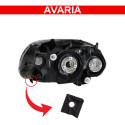 Farol Esquerdo Honda Civic 2004 2005 2006 Cromado C/avaria Esquerdo/motorista