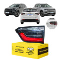Lanterna Tampa Jeep Compass 2017 18 2019 2020 2021 C/led L.d Direito/passageiro Preto/vermelho/cristal
