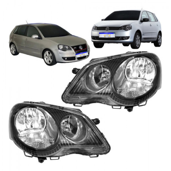Farol Volkswagen Polo 2007 2008 2009 2010 2011 A 2015 Par