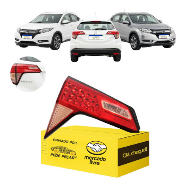 Lanterna Honda Hr-v Exl 2015 2016 2017 2018 Tampa Nova Le Esquerdo/motorista Cristal