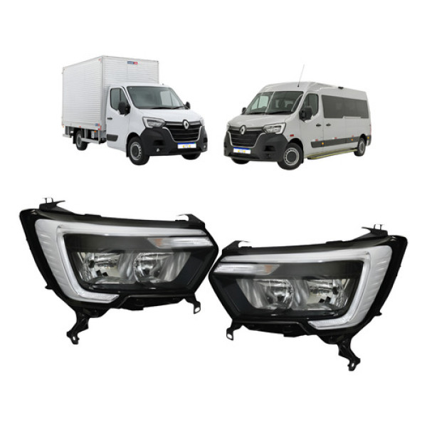 Par Farol Master 2023 2024 2025 2026 Led Novo Ambos Lados