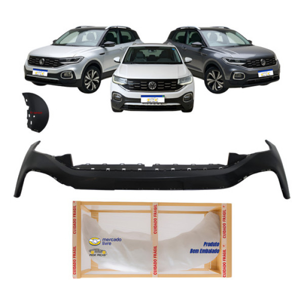 Parachoque Tcross 2020 2021 2022 2023 2024 Highline Preto