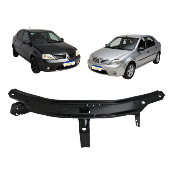 Moldura Frontal Dianteira Renault Logan 2008 2009 2010