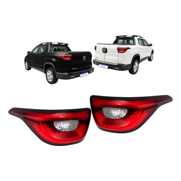 Par Lanterna Traseira Fiat Toro 2016 2017 2018 A 2025 C/led