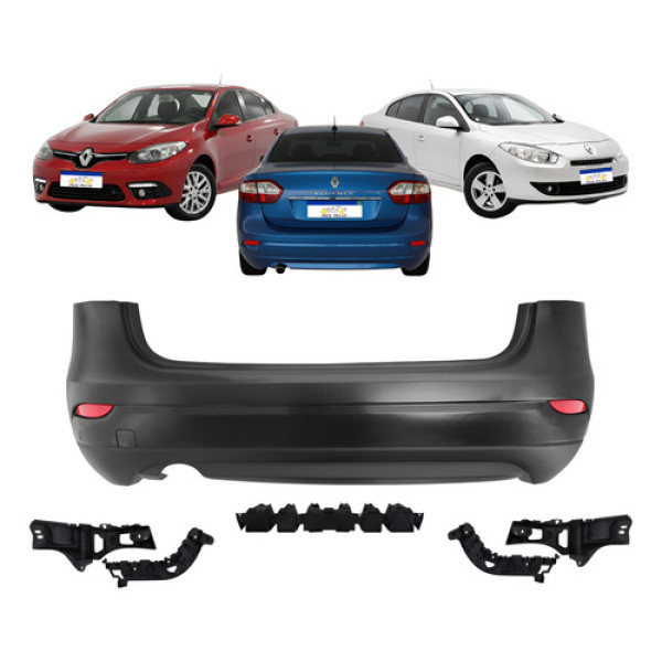 Parachoque Traseiro Fluence 2010 2011 2012 2013 2014 A 2018
