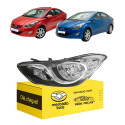 Farol Elantra Gls 2011 2012 2013 2014 2015 2016 Manual Le Esquerdo/motorista