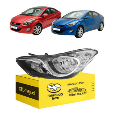 Farol Elantra Gls 20...