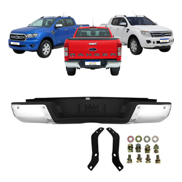 Parachoque Traseiro Ranger 2013 A 2023 Xlt Limited C/ Sensor