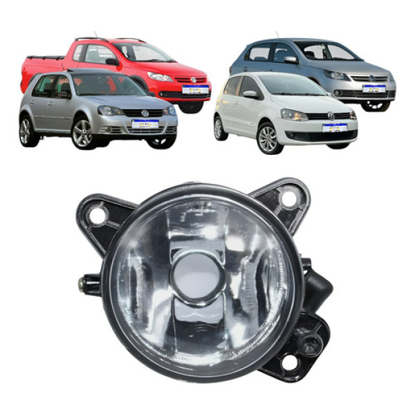 Farol Milha Golf Polo Fox Spacefox Gol Saveiro Voyage G5 Ld Cristal