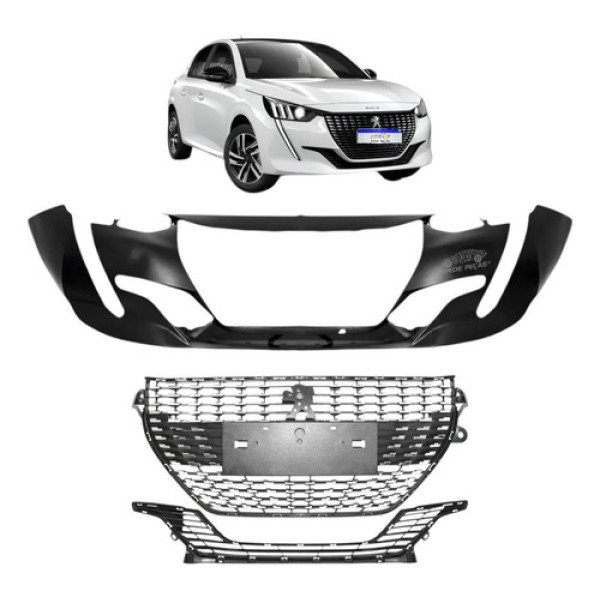 Kit Parachoque Grade Peugeot 208 2020 2021 A 2024 Griffe