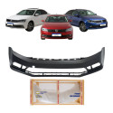 Parachoque Dianteiro Vw Jetta 2015 A 2018 Sem Furo Sensor Preto