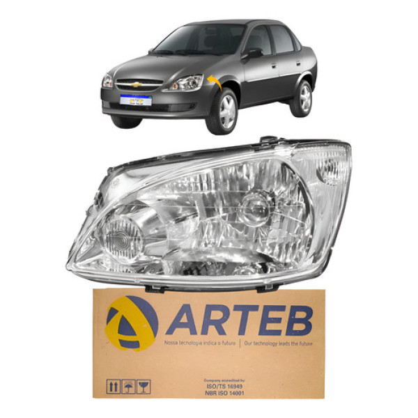 Farol Classic 2011 2012 2013 2014 2015 16 Arteb Original L.e Esquerdo