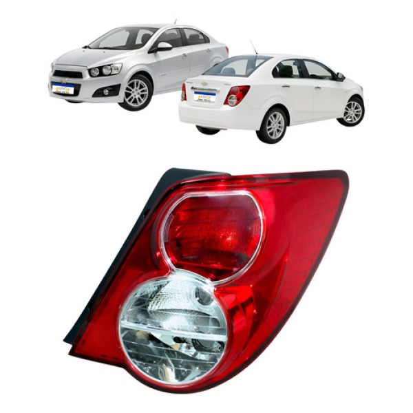Lanterna Chevrolet Sonic Sedan 2014 2013 2014 Lt Ltz L.d - Direito/passageiro - Vermelho