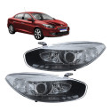 Par Farol Renault Fluence Fume Elétrico Sem Xenon 2014 A 18 Ambos Lados