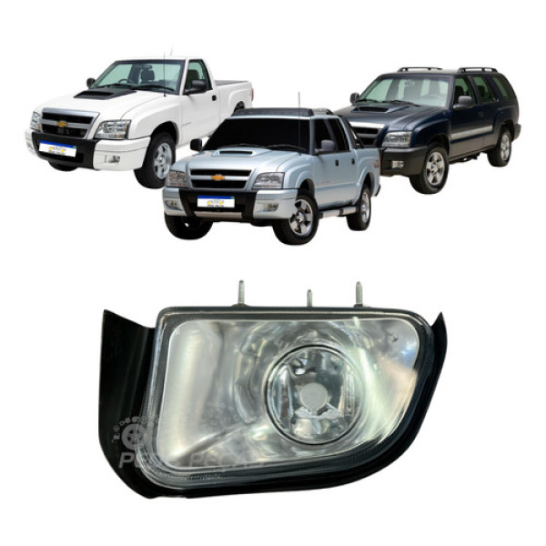 Farol Milha Le Chevrolet Blazer S10 Pit Bull 2001 A 2008