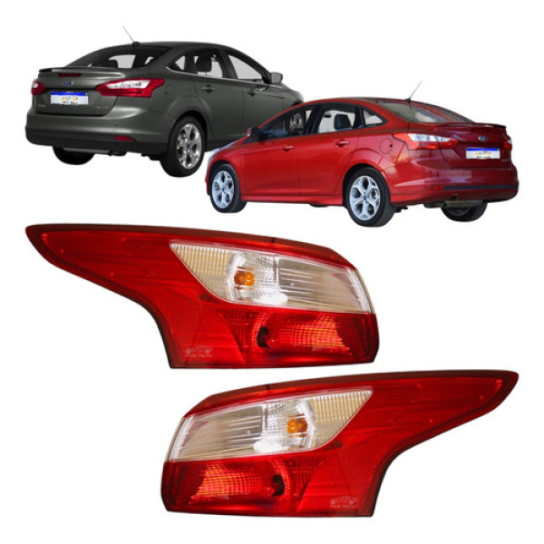 Lanterna Traseira Ford Focus Sedan S Se Titanium 2014 E 2015