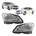 Farol Mercedes Classe C180 C200 C250 2012 2013 2014 Cromado