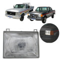 Farol Ford F-1000 F-4000 1993 1994 1995 Novo Sem Suporte Esquerdo/motorista