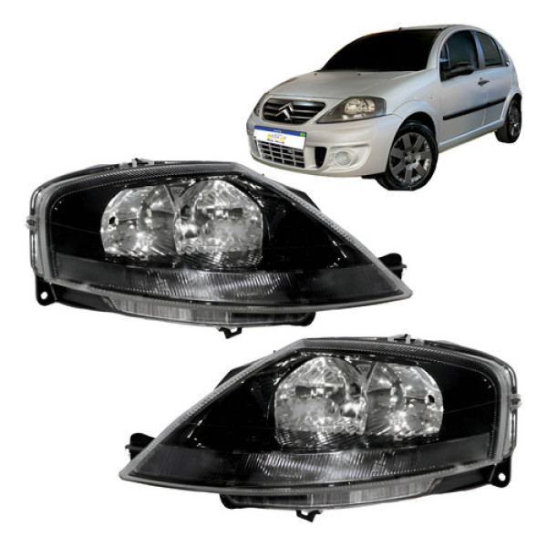 Par Farol C3 2003 2004 2005 2006 2007 2008 A 2012 Elétrico Direito