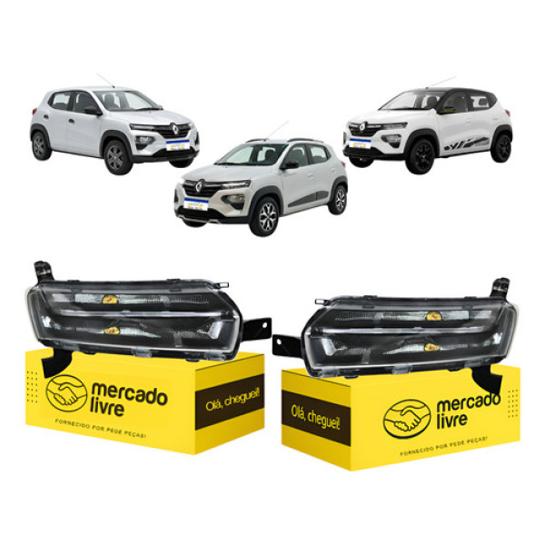 Par Farol Superior Kwid 2023 2024 2025 2026 Zen Intense - Ambos Lados