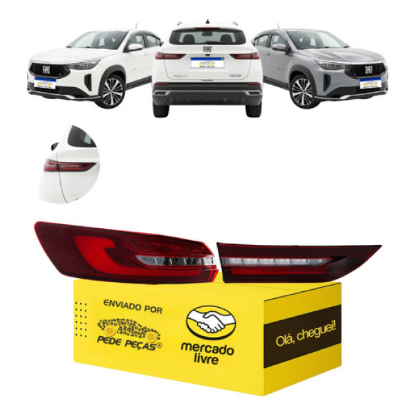 Kit Lanterna Canto Mala Fastback 2023 24 25 2026 Full Led Le Esquerdo/motorista Fumê