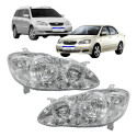 Par Farol Toyota Corolla Fielder 2003 2004 2005 2006 A 2008 Ambos Lados