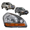 Farol Hyundai Tucson 2009 A 2017 Mascara Cinza Ambar Direito Direito/passageiro