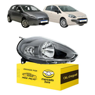 Farol Fiat Punto 201...