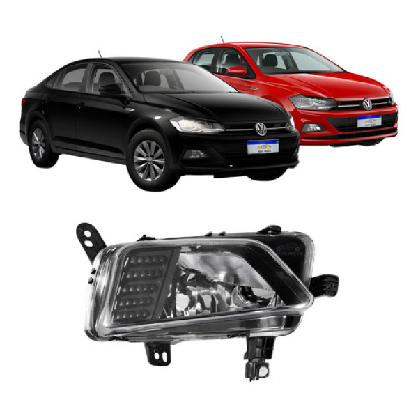 Farol Milha Vw Polo Virtus 2018 2019 2020 2021 2022 L.d