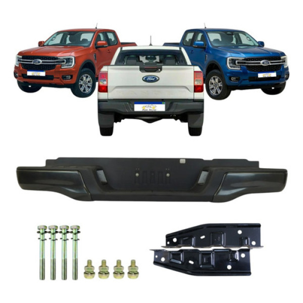 Parachoque Ranger 2024 2025 2026  S/furo Sensor Preto