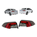 Par Lanterna Sinaleira Corolla 2020 A 2025 S/led Canto Ambos Lados Vermelho