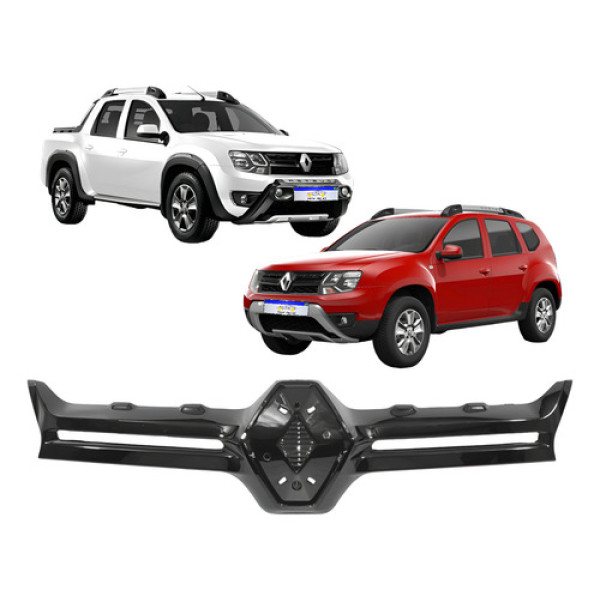 Friso Grade Renault Duster Oroch 2016 2017 2018 2019 2020 Preto