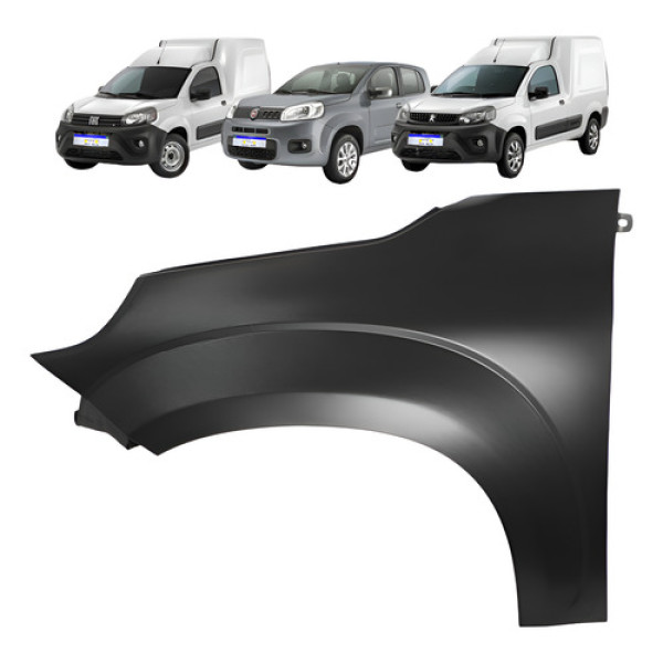 Paralama Uno Fiorino Partner 2016 2017 2018 2019 A 2023 Le Esquerdo Motorista