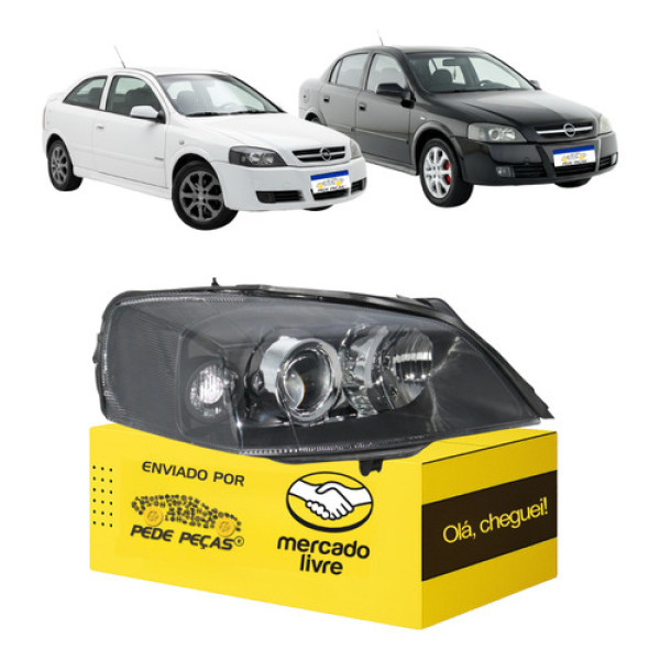 Farol Astra Mascara Negra 2004 2005 2006 2007 08 09 10 2011