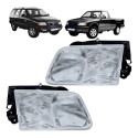 Par Farol S10 Blazer Std Dlx Executive 1995 A 2000 Cromado Ambos Lados