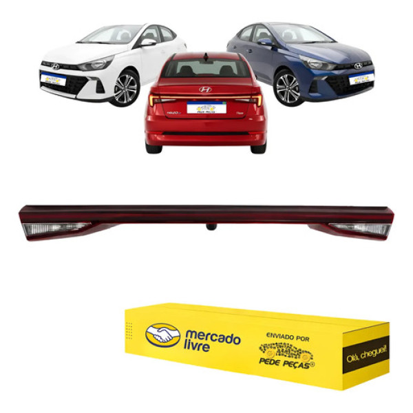 Lanterna Sinaleira Central Hb20 Sedan 2023 24 25 2026 C/led Ambos Lados