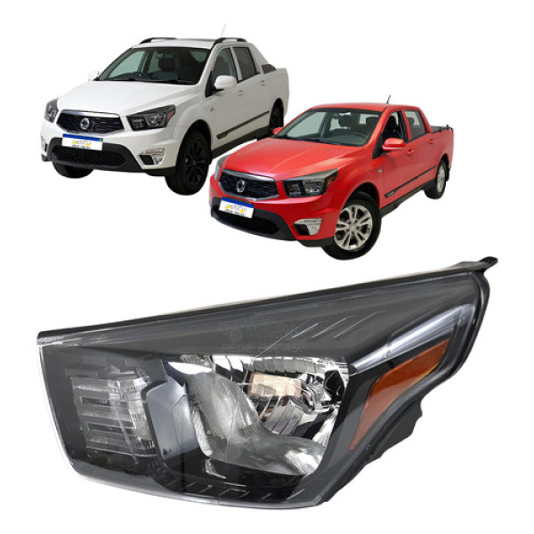 Farol Le Ssangyong Actyon Sport Dlx 2013 2014 2015 A 2018 Esquerdo/motorista