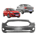 Parachoque Dianteiro Ka Hatch Sedan 2019 2020 2021 Preto