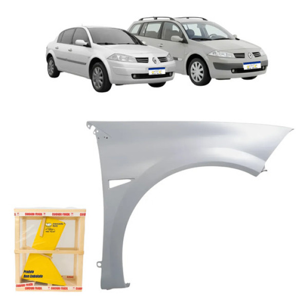Paralama Renault Megane 2006 2007 2008 2009 10 11 12 2013 Ld