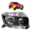 Farol Renault Duster 2012 2013 2014 2015 Mascara Negra Novo