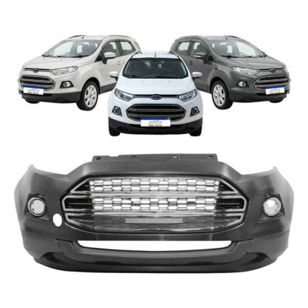 Parachoque Ford Ecosport 2013 2014 2015 2016 2017 C/grade Preto