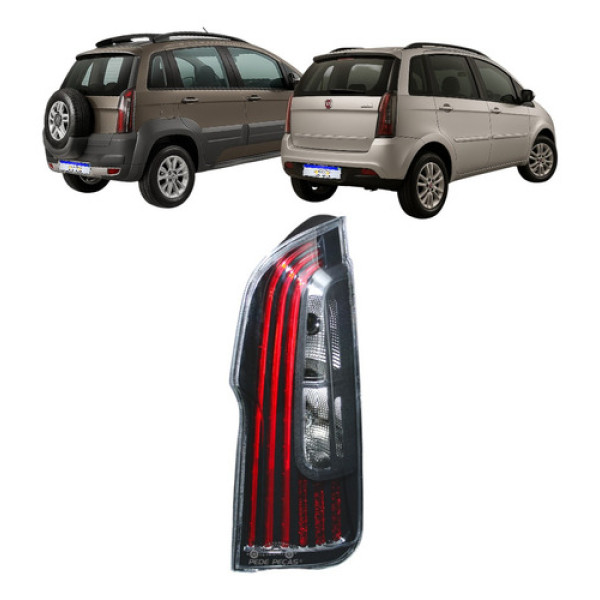 Sinaleira Lanterna Fiat Idea 2011 2012 2013 A 16 C/led Fume