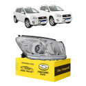 Farol Toyota Rav4 2009 2010 2011 2012 Foco Duplo Ld Direito/passageiro