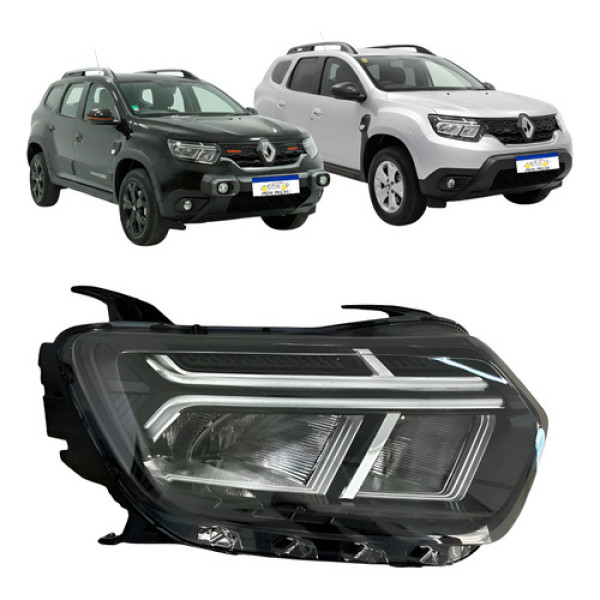 Farol Sinaleira Renault Duster 2024 2025 2026 Full Led L.d Direito/passageiro